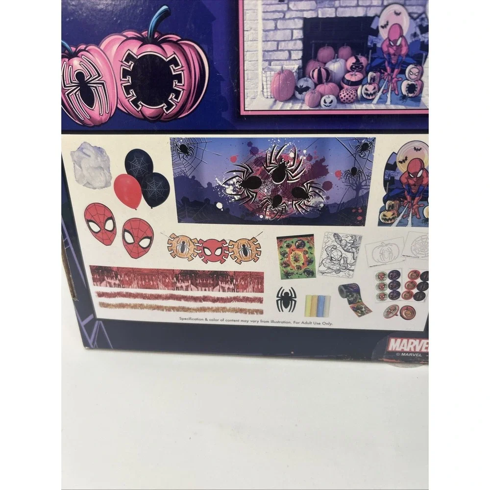 NIB Trunk Or Treat 200 Pieces Kit Marvel Spider Man Halloween Party Decor